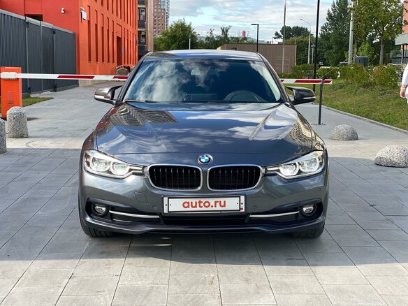 2015 BMW 3 серии 320d xDrive VI (F3x) Рестайлинг, серый - вид 1