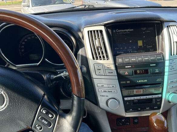 2007 Lexus RX 400h II Рестайлинг, чёрный, 1300000 рублей - вид 1