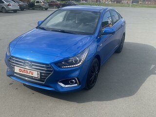 2017 Hyundai Solaris II, синий, 1790000 рублей, вид 1