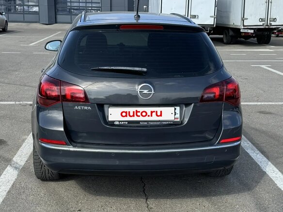 2013 Opel Astra J Рестайлинг, серый - вид 3