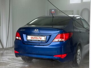 2016 Hyundai Solaris I Рестайлинг, синий, 1250000 рублей, вид 1