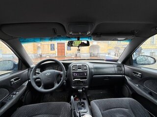 2007 Hyundai Sonata ТагАЗ IV (EF) Рестайлинг, синий, 530000 рублей, вид 5