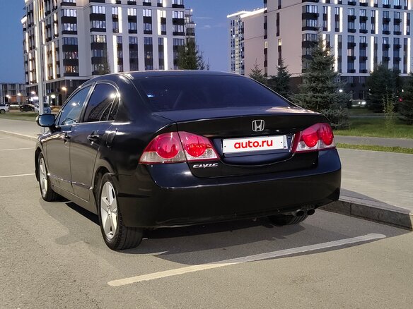 2007 Honda Civic VIII, чёрный, 695000 рублей - вид 6