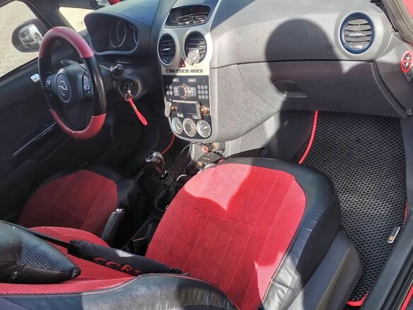 2008 Opel Corsa D, красный, 365000 рублей - вид 4