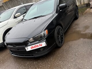 2008 Mitsubishi Lancer X, чёрный, 730000 рублей, вид 1