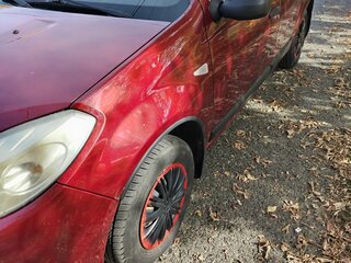 2012 Renault Sandero I, красный, 450000 рублей, вид 3