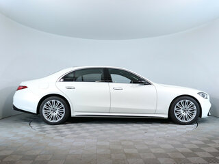 2021 Mercedes-Benz S-Класс 500 Long 4MATIC VII (W223), белый, 8800000 рублей, вид 4