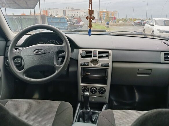 2009 Lada (ВАЗ) Priora I, серый, 118000 рублей - вид 5