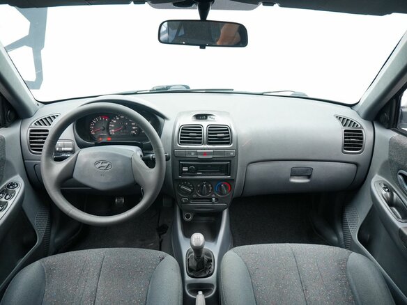 2008 Hyundai Accent ТагАЗ II, чёрный - вид 7