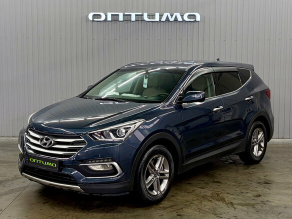 2016 Hyundai Santa Fe III Рестайлинг, серый, 1597000 рублей