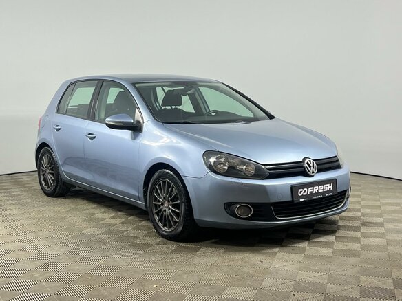 2011 Volkswagen Golf VI, голубой, 749900 рублей