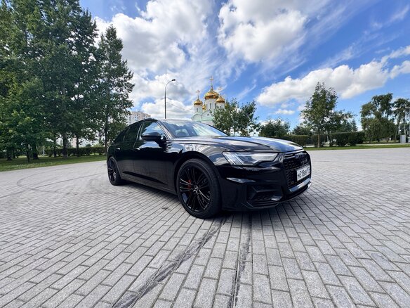 2018 Audi A6 45 TDI V (C8), чёрный, 3490000 рублей - вид 2