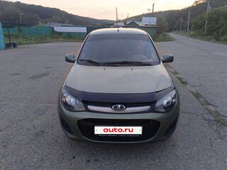 2013 Lada (ВАЗ) Kalina II, зелёный, 365000 рублей, вид 3