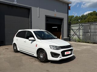 2015 Lada (ВАЗ) Kalina Sport II, белый, 730000 рублей, вид 3