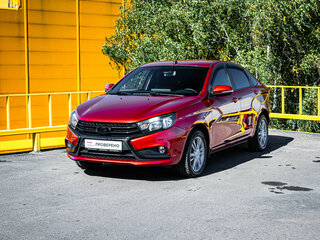 2017 Lada (ВАЗ) Vesta I, красный, 849000 рублей, вид 1