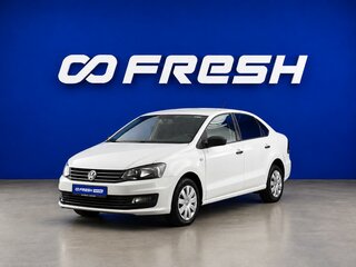 2016 Volkswagen Polo V Рестайлинг, белый, 1049643 рублей, вид 5