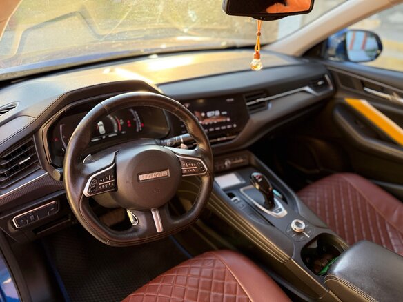 2020 Haval F7x I, синий - вид 6