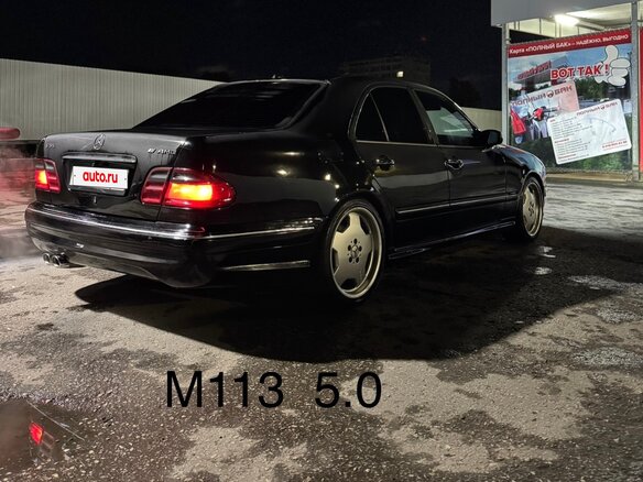 2000 Mercedes-Benz E-Класс 430 II (W210, S210) Рестайлинг, чёрный
