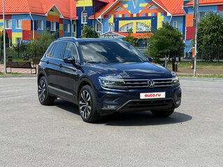 2018 Volkswagen Tiguan II, синий, 2850000 рублей, вид 4