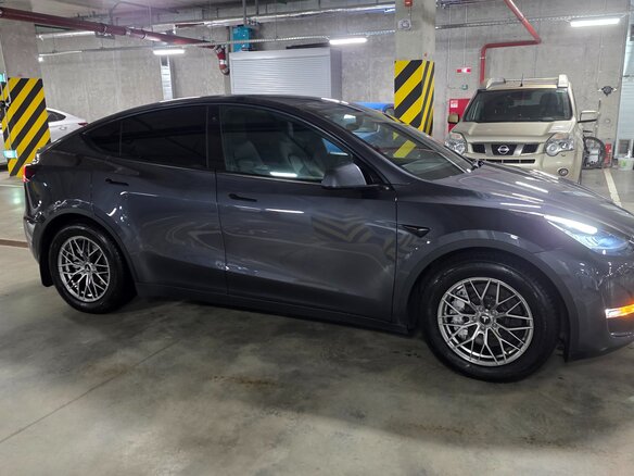2021 Tesla Model Y Long Range Dual Motor I, серый - вид 7