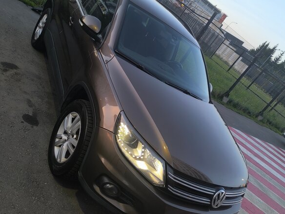 2014 Volkswagen Tiguan I Рестайлинг, коричневый, 1220000 рублей - вид 13