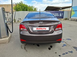 2015 Hyundai Solaris I Рестайлинг, коричневый, 1170000 рублей, вид 4