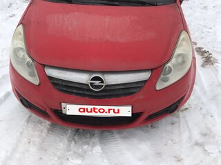 2007 Opel Corsa D, красный, 300000 рублей, вид 1