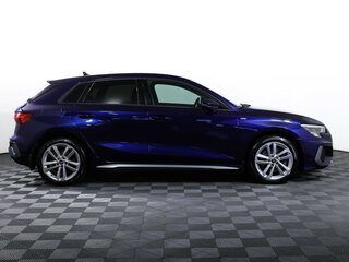 2021 Audi A3 Sportback 35 TFSI IV (8Y), синий, 2558000 рублей, вид 4