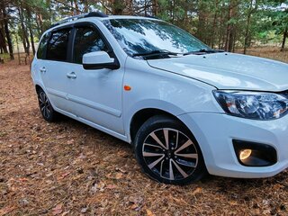 2014 Lada (ВАЗ) Kalina II, белый, 400000 рублей, вид 1