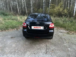 2014 Lada (ВАЗ) Granta I, чёрный, 238000 рублей, вид 3