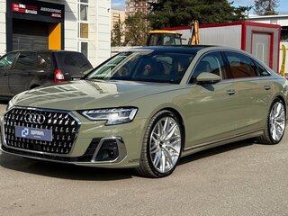 2022 Audi A8 Long 50 TFSI IV (D5) Рестайлинг, чёрный, 9600000 рублей, вид 1