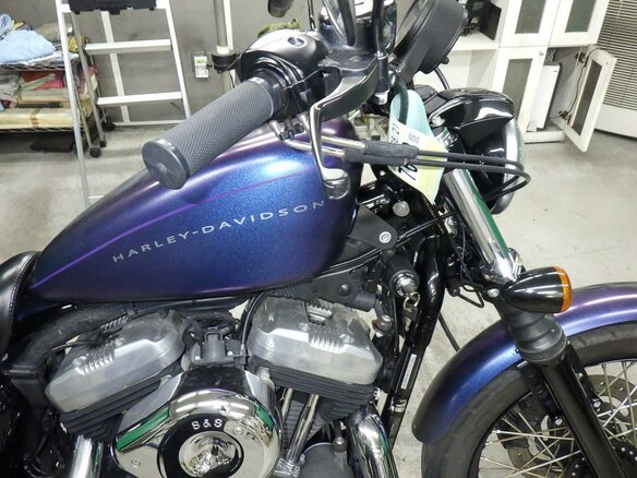 2009 Harley-Davidson Sportster 1200, фиолетовый, 747000 рублей - вид 6