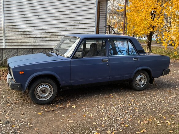 2007 Lada (ВАЗ) 2107, синий, 160000 рублей - вид 4