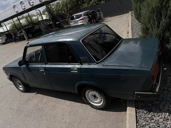 2005 Lada (ВАЗ) 2107, синий, 130000 рублей - вид 5