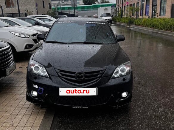 2006 Mazda 3 I (BK) Рестайлинг, чёрный, 660000 рублей - вид 4