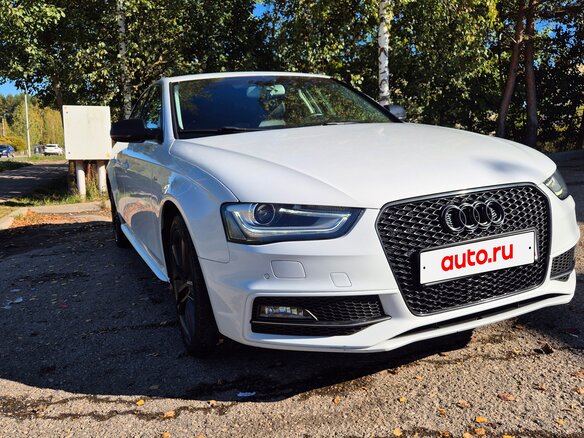 2013 Audi A4 IV (B8) Рестайлинг, белый, 1700000 рублей - вид 2