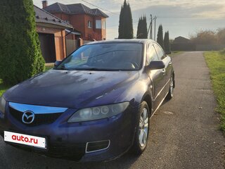 2006 Mazda 6 I (GG) Рестайлинг, синий, 270000 рублей, вид 1