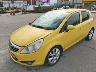 2008 Opel Corsa D, жёлтый, 210000 рублей, вид 3