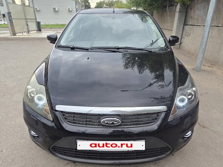 2010 Ford Focus II Рестайлинг, чёрный, 535000 рублей, вид 2