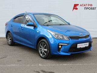 2019 Kia Rio IV, синий, 1385000 рублей, вид 3