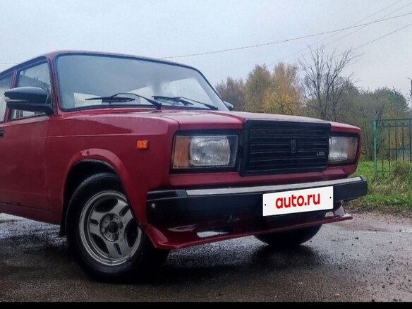 2007 Lada (ВАЗ) 2107, пурпурный, 170000 рублей - вид 1