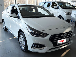 2019 Hyundai Solaris II, жёлтый, 769999 рублей, вид 2