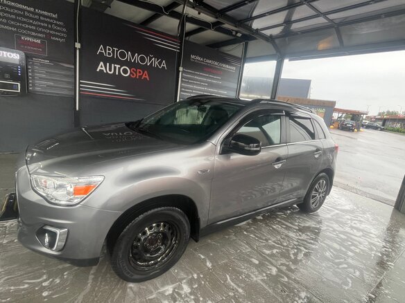2014 Mitsubishi ASX I Рестайлинг, серый, 950000 рублей - вид 2