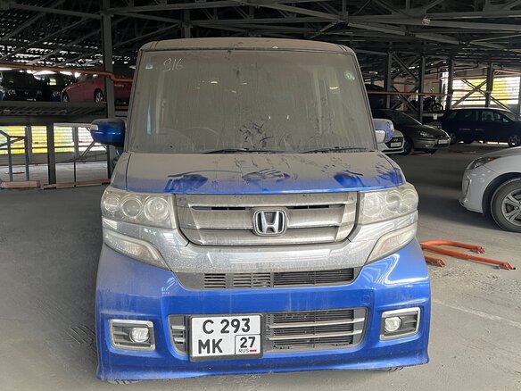 2016 Honda N-BOX I Рестайлинг, синий, 895000 рублей - вид 1