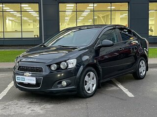 2012 Chevrolet Aveo II, чёрный, 650000 рублей, вид 1