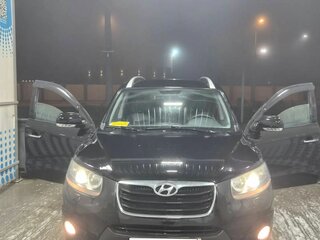 2011 Hyundai Santa Fe II Рестайлинг, чёрный, 950000 рублей, вид 2