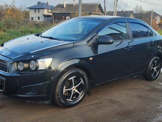 2012 Chevrolet Aveo II, чёрный, 365000 рублей, вид 1