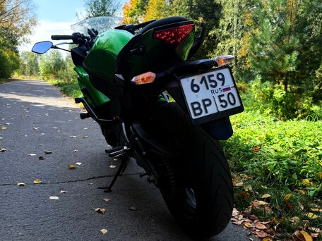 2015 Kawasaki Ninja 650, зелёный, 575000 рублей, вид 4