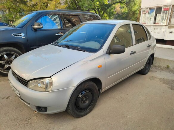 2008 Lada (ВАЗ) Kalina I, серебристый, 172000 рублей - вид 1