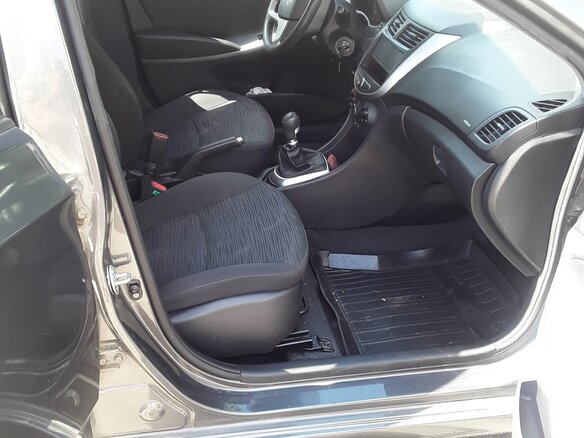 2014 Hyundai Solaris I Рестайлинг, серый - вид 8